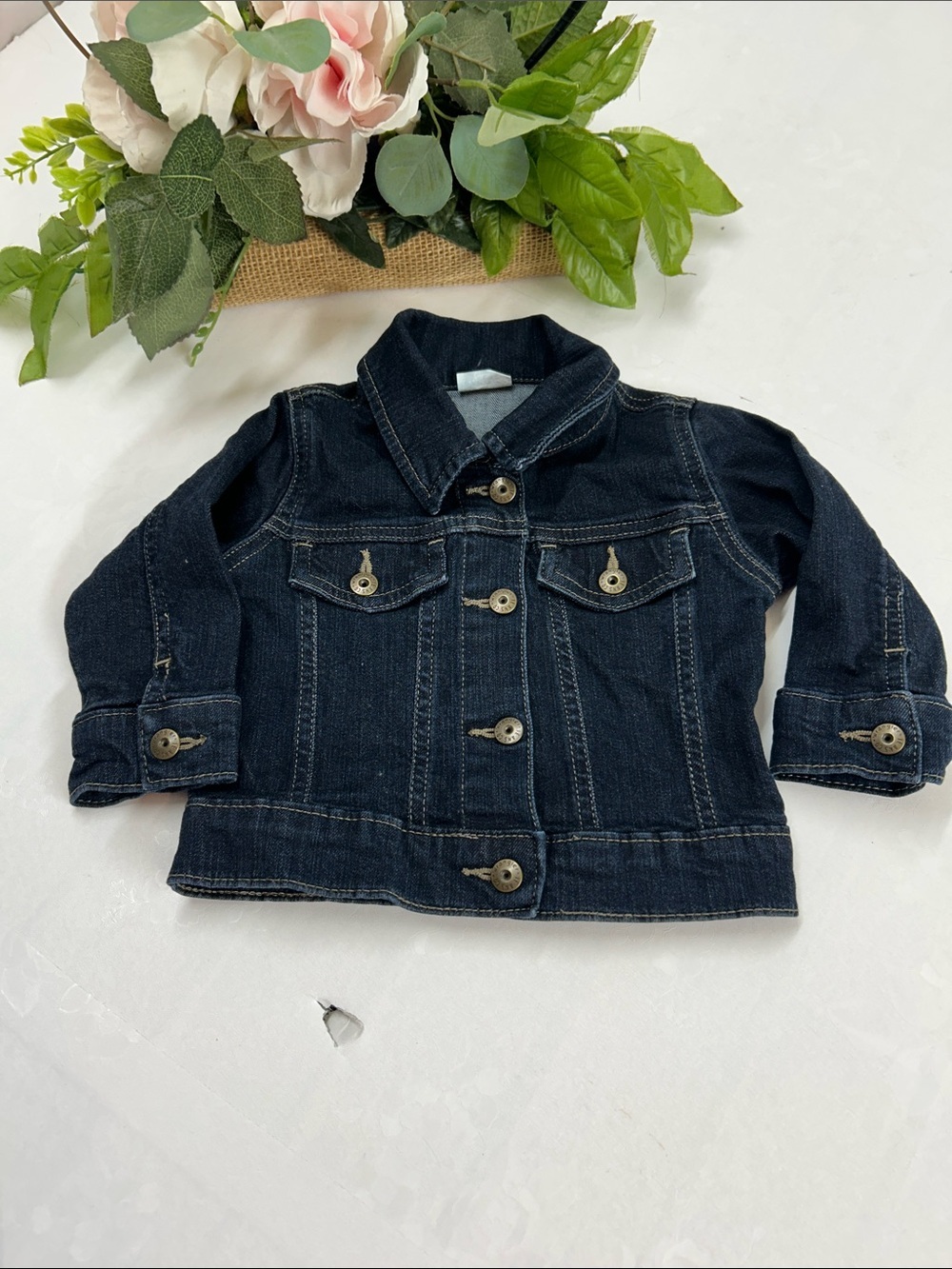 Kids Dark Denim Jacket - Brand Unspecified
